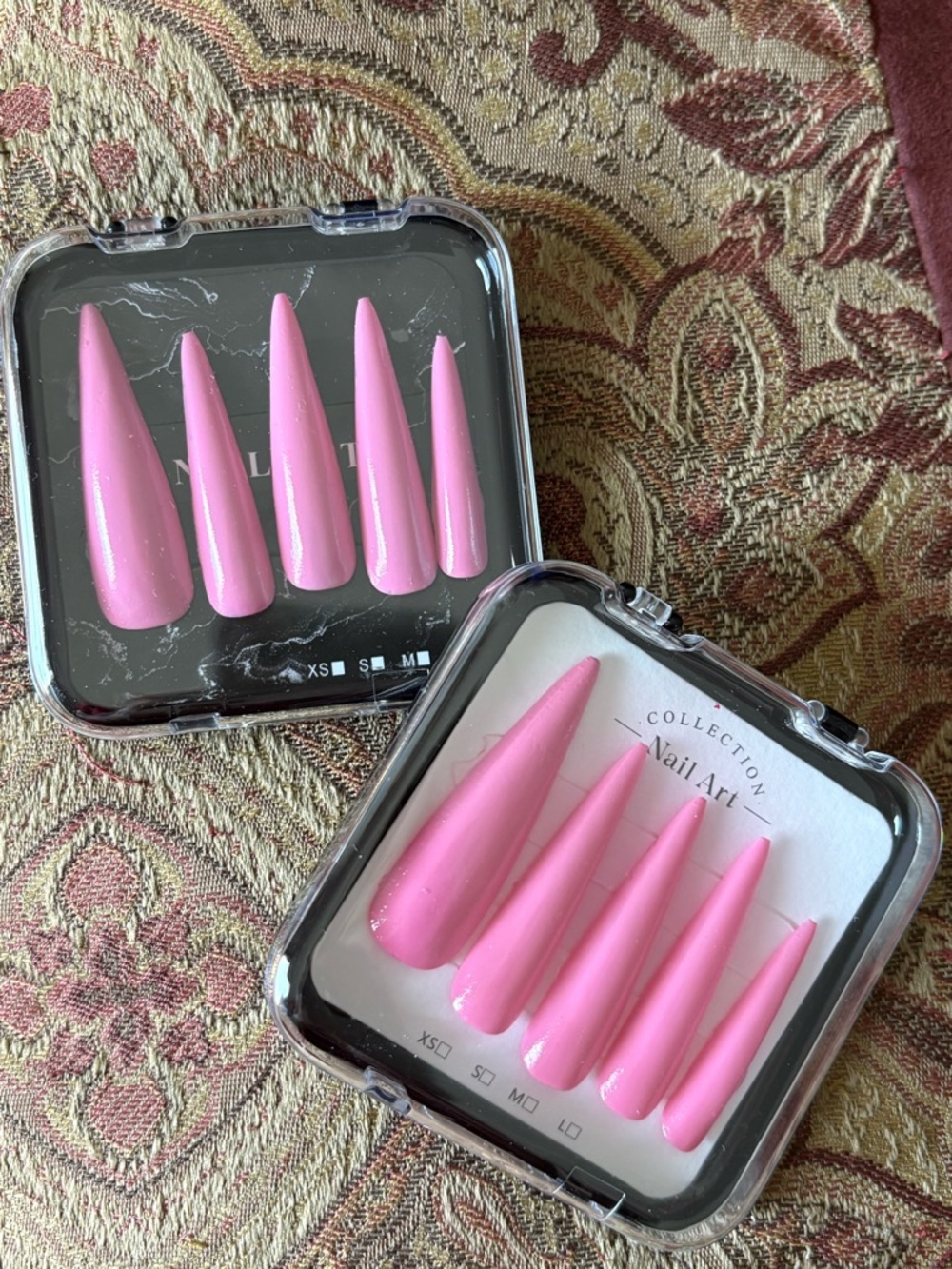 Pink False Nails Set